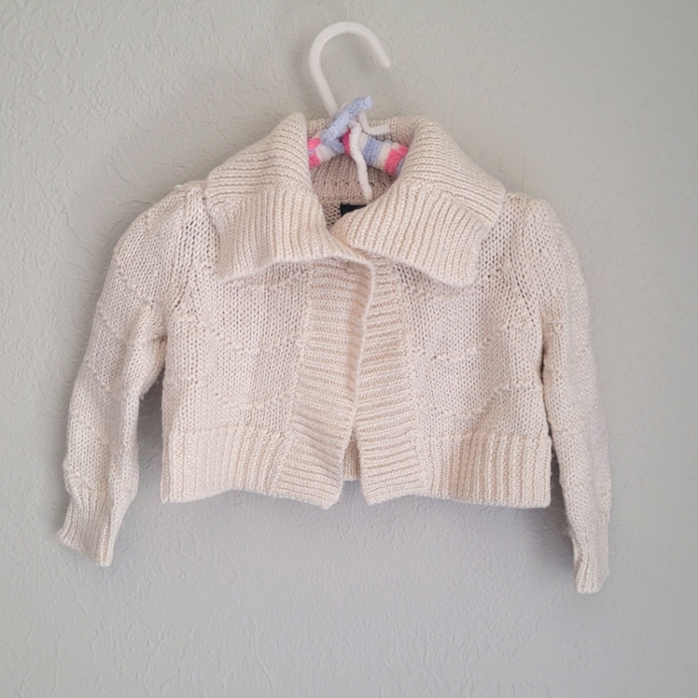 Baby Gap Cropped Sweater sz 12-18 Months